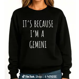 Casual Gemini Sweatshirt for Women – Long Sleeve 100% Horoscope Shirt
