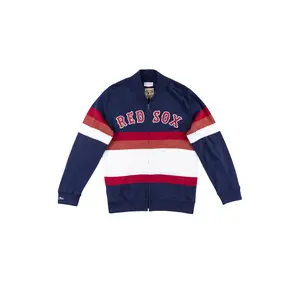 Front Stripe Full Zip Sweater "MLB Boston Red Sox" SWTRAJ18024 BRSNAVY