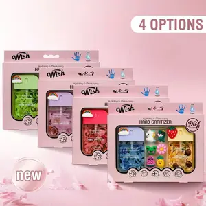 Wish Gift Box Set Power Mist Hydrating Hand Sanitizer Spray Fragrance with Decorative Rubber, DIY Gift for Children