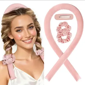 Heatless Hair Curler Set , Overnight No Heat Damage-Free Hair Curlers to Sleep in Comfortably, Easy Beginner Friendly Hair Styling Hair Care Kit for All Hair Types Including Fine Thick Straight Wavy Hair, Curly Hair Kit, Hair Curler Tool