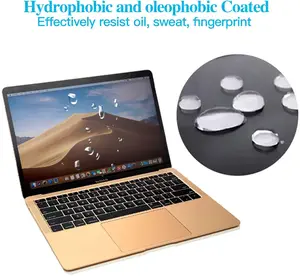 Laptop Film for Apple Macbook Air 13" A2337 (M1) 2020 /Air 13" A1932 /A2179 Touch ID Full Coverage Dustproof Protective Film