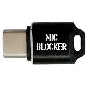 Type-C Microphone Mute Adapter – Privacy Protector Plug for Secure Audio Control, USB-C Mic Disabler for Zoom, Teams, Meetings, and Calls