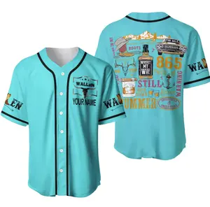 Custom Wallen Western Jersey, Wallen Western Baseball Jersey