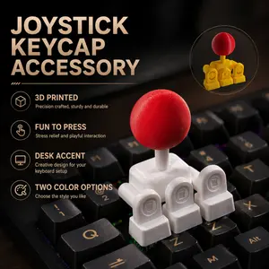 3D Printed Joystick Keycap for Mechanical Keyboard, Creative Stress Relief Desk Decor