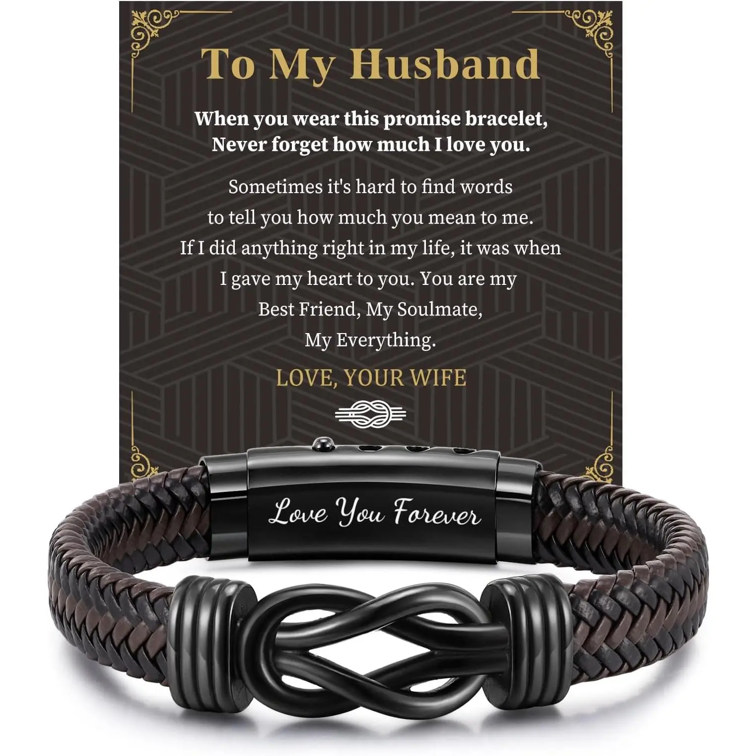 to my husband bracelet