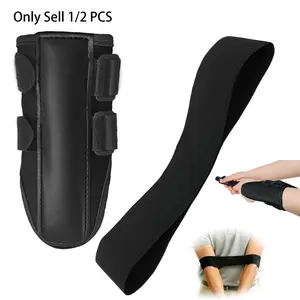 1/2 PCS Golf Wrist Brace & Arm Band Training Aid Kit, Golf Wrist Trainer Pro, Golf Wrist Training Aid with Wrist Strap & Arm Band to Correct Wrist Angle, for Impact Control & Muscle Memory, Develop Muscle Memory