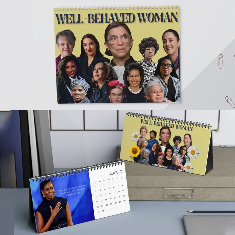 Well Behave Woman Calendar 2026, New Year Calendar, Feminist Calendar 2026, Happy New Year Canlendar, B1shop Mariann Edgar Budde Calendar