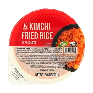 KBROS Authentic Korean Kimchi Fried Rice 200g - Quick 90-Second Heat, Genuine Kimchi Flavor
