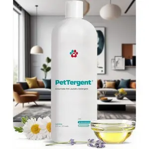 Enzymatic Laundry Detergent for Pets, 32 oz Stain & Odor Eliminator, Hypoallergenic Pet-Safe Formula, Fragrance-Free for Sensitive Skin, Reusable Eco-Friendly Packaging scoop cat black handle cat  products  beloved door floor