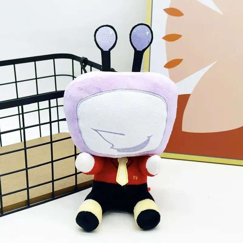 30cm DELTARUNE Tenna Plush Toy, Cute Sitting Posture Cuddly Stuffed Animal, Collectible Stuffed Doll for Home Decoration Gifting, Cuddly Stuffed Animals, Stuffed Animal Collectibles