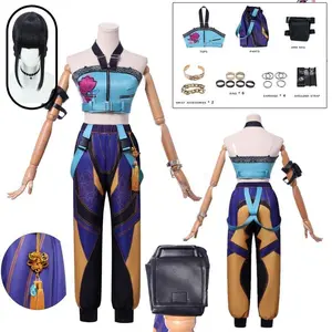 IN STOCK Zoey Cosplay Costume Uniform wig Rings Earrings Halloween Carnival Festival Party for Women Girls