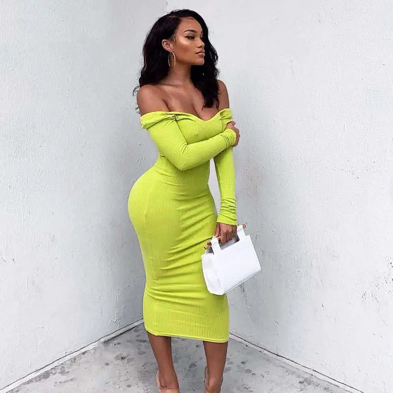 Soft Life Cotton Ribbed Maxi Dress