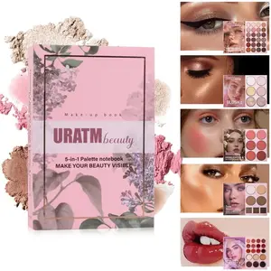 5-Layer Makeup Book Palette- 67 Color Eyeshadow, Contour & Highlighter Long-Lasting, Waterproof, Travel-Ready &Cruelty-Free