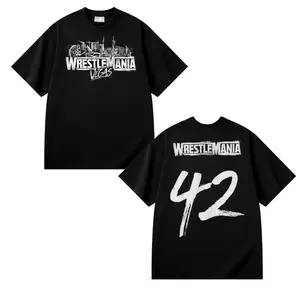 Wrestling Inspired Graphic T-Shirt – Vegas Event Style Vintage Champion Tee