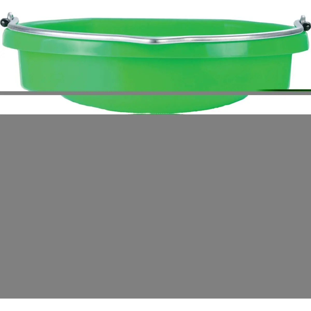 Little Giant Compact 20 qt. Plastic Flat-Back Wall Bucket, Lime Green - Versatile Buckets for Home Supplies & Home Care Tasks, Plastic Buckets