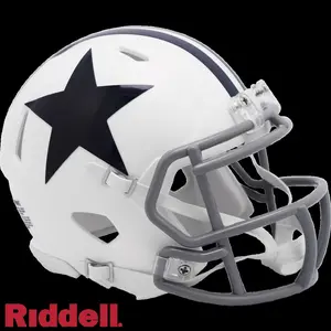 Riddell 9585563398 Riddell Replica Mini Speed Style 1960-1963 T-B Dallas Cowboys Helmet