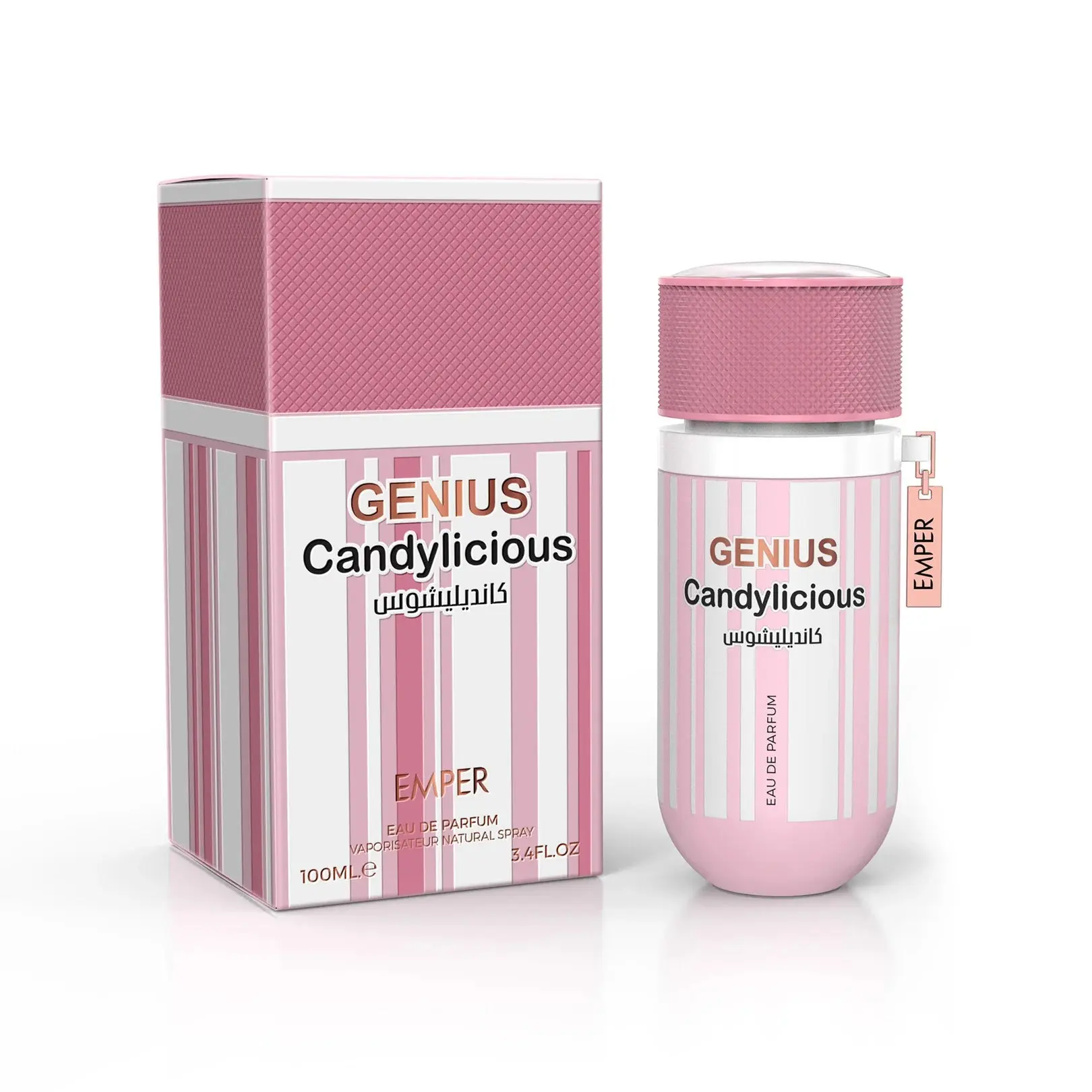 Genius Candylicious Eau de Parfum for Women 100ml | Strawberry, Raspberry, Caramel, Jasmine & White Musk