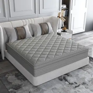 14 inch Medium Firm Hybrid Good Mattress Memory Foam and Pocket Spring Twin Full Queen King Size Mattress In a Box bed  mattress motion isolation