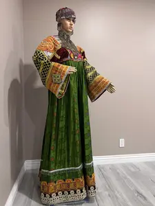 Afghan dress V-Neck
