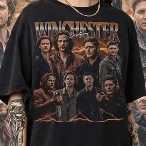 Vintage 90s Graphic Style Dean Winchester T-shirt Gift For Fan