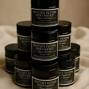 Witch's Flying Ointment Hover Edition - Aromatic Datura Based Potpourri Oil for Unique Aromatic Experiences Scented Ritual Spiritual Practice 5g Jar Air Freshener