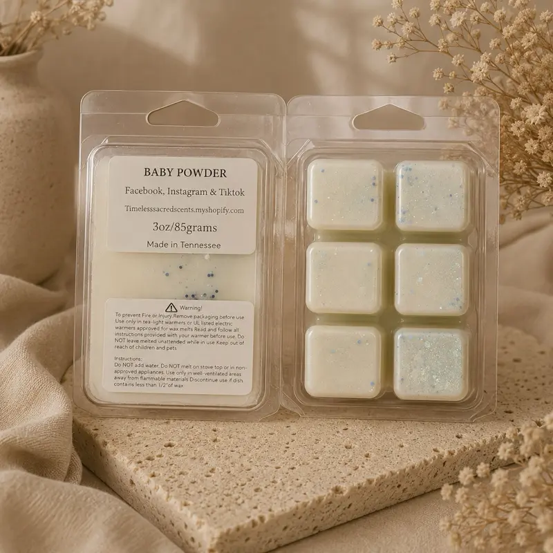 3OZ CLAMSHELL WAX MELTS