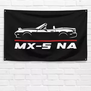For Mazda MX 5 NA Miata Car Enthusiast 3x5 ft Flag Dad Birthday Gift Banner
