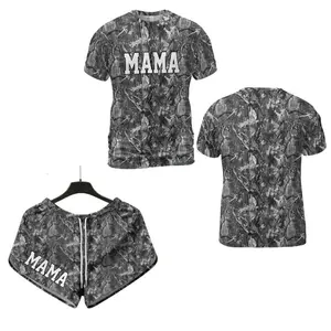 MAMA Camo 2 Piece Sets Women - Mother's Day Matching Sets For Women Summer Outfit