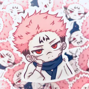Cute Chibi Sukuna Vinyl Sticker Waterproof fadeproof scratch resistant thick high quality vinyl w smooth matte finish