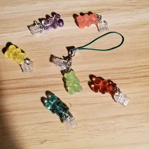 Gummy Bear Dust Plug, Type-C, Brilliant Colors, Easy to Use and Clean, Usefull Phone Accessorie