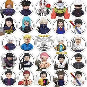 Blind Box WM6139 WM6140 WM6149 WM6201 Jujutsu Kaisen Building Blocks Mini Action Figure Itadori Yuji Gojo Satoru Ryomen Gift Toy