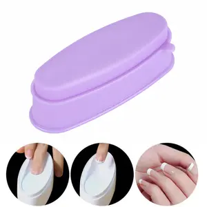 Nail Powder Storage Box, French Manicure Auxiliary Tool, Glitter Sequins Decoration Collection Nail Dip Powder Organizer, Nail Art Tool