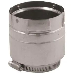 212 MAIN Quick Release Pellet Vent Adapter, Stainless Steel, Adjustable Clamp for Home Ventilation Needs