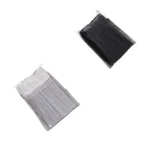100-Piece Eyelash Brush Set, Multi-Color Eyelash & Brow Brushes, Includes Comb, Spiral Brush, Disposable Makeup Brushes for Lash Extension