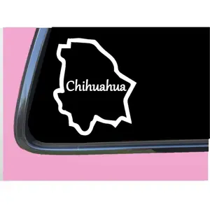 Chihuahua Mexico TP 272 Car Window 6" DECAL STICKER country map outline