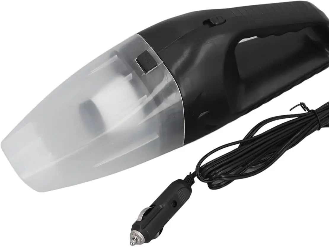 Car Vacuum Cleaner - 120W Strong Suction Compact Quiet Handheld Portable Wet Dry Vacuum, Lightweight with Multiple Attachments, Compact Handheld Vacuums, Quiet Handheld Vacuums