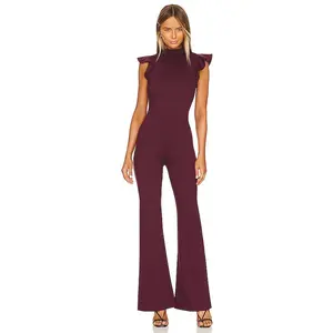 Amanda Uprichard x REVOLVE Davina Jumpsuit in Merlot