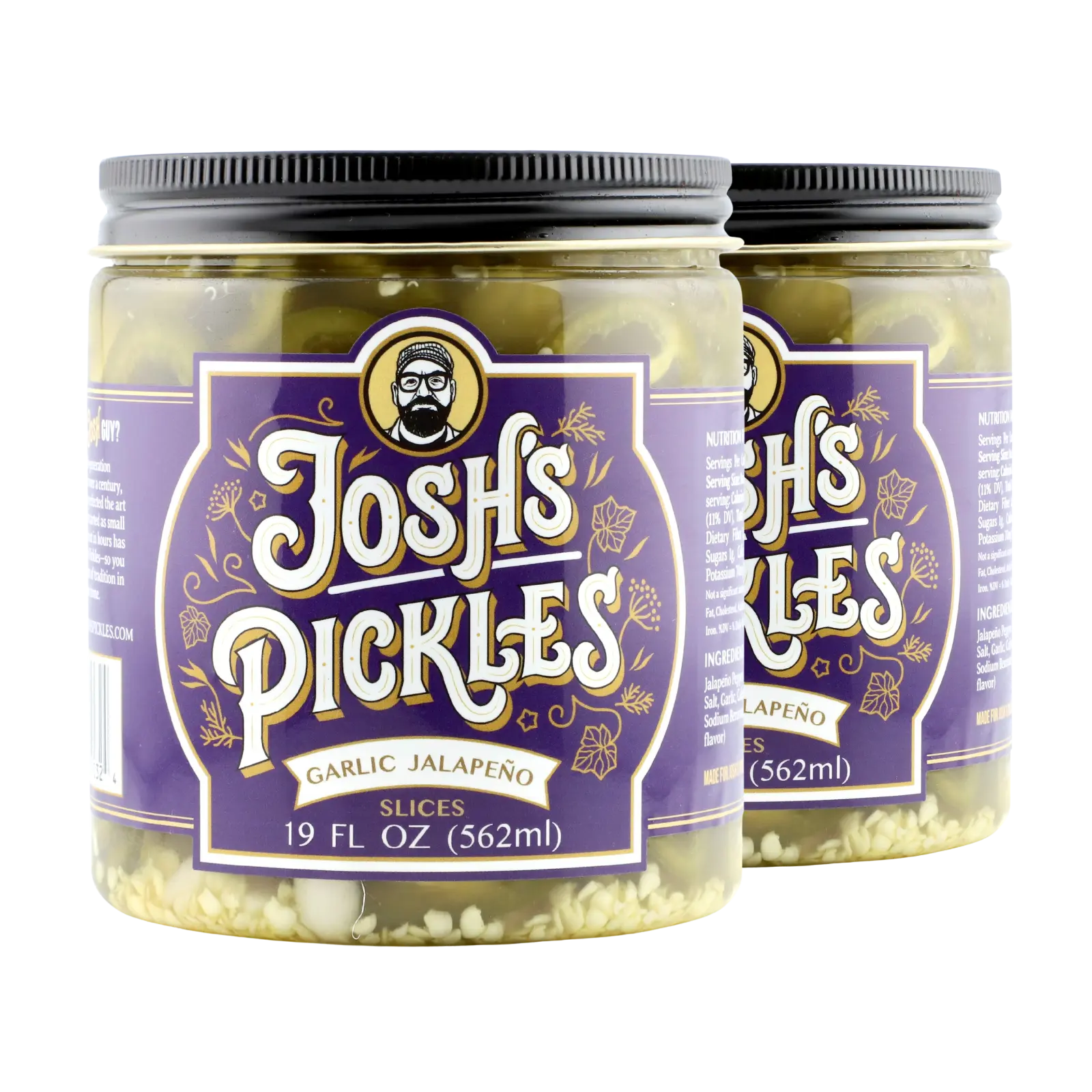 2 Pack - Jalapeño Slices w/ Garlic (Pickled Jalapenos) 2 Pack - Jalapeño Slices w/ Garlic (Pickled Jalapenos)
