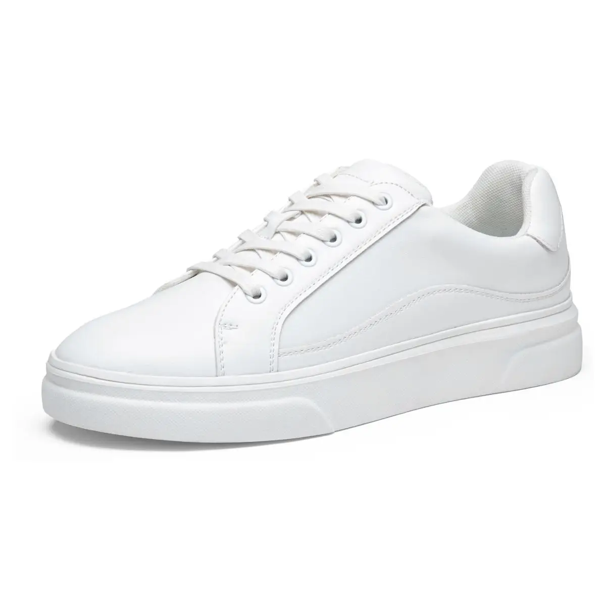 Men's Fashion Sneakers Classic Casual Shoes for Men Stylish Soft White Shoes Mens Dress Sneakers