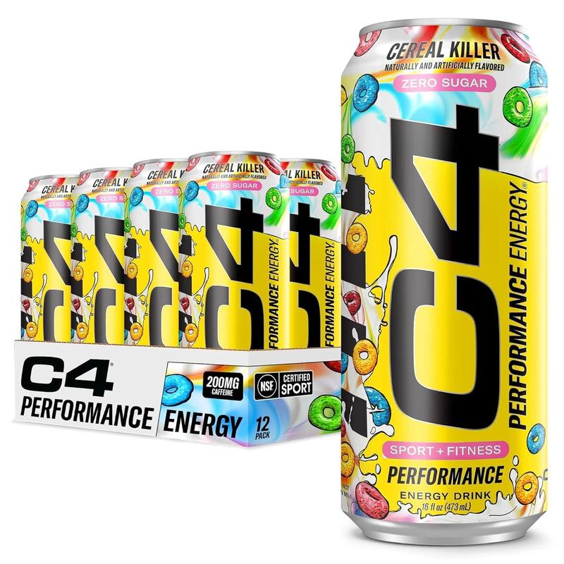C4 Energy® Cereal Killer – Zero Sugar Performance Energy Drink (200mg Caffeine)
