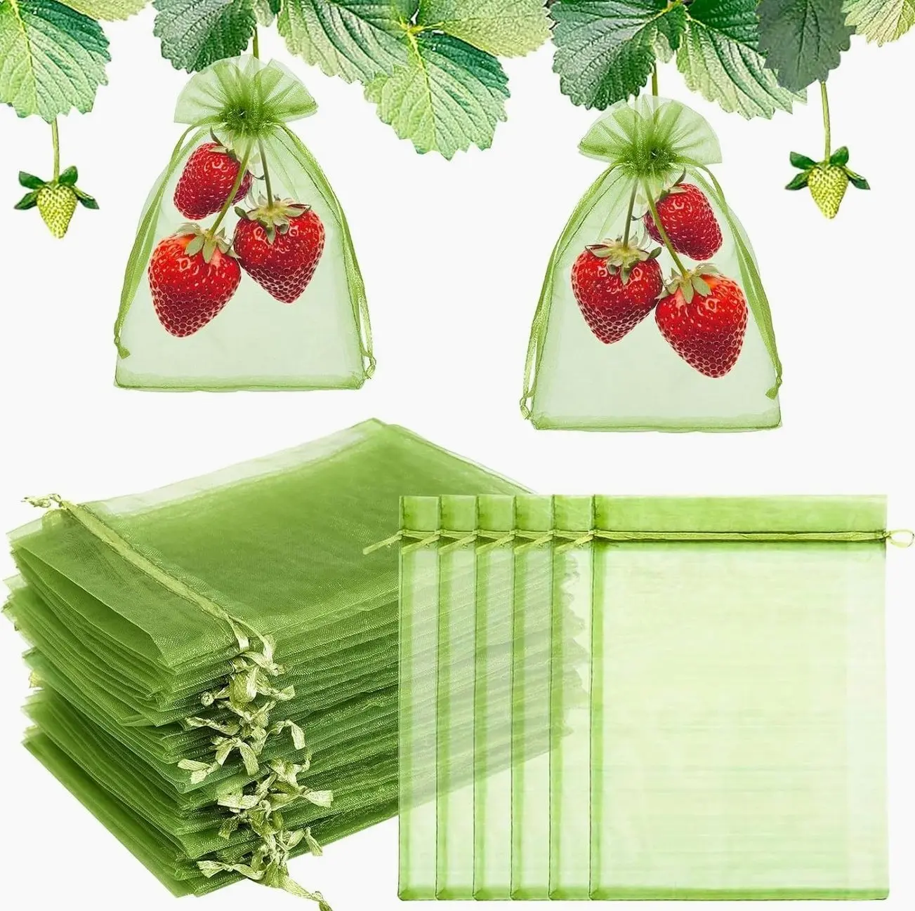 50 PCS 4X6 inches Fruit Protection Bags, Fruit Bags for Fruit Trees