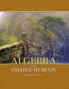 USED-Algebra for College Students (5th Edition) (MathXL Tutorials on CD Series) by Margaret L. Lial (Hardcover)