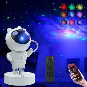 Space Buddy Projector Night Light Nebula Sky Starry Projector Light Bluetooth Music Speaker Astronaut Star Galaxy Night Light