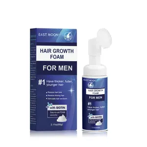 [Zayne Luxe] East Moon Men’s Volumizing Hair Foam - Men’s Haircare Product for Adults, Moisturizer Serum to Instantly Hydrate, Create Fuller, Thicker Looking Hair
