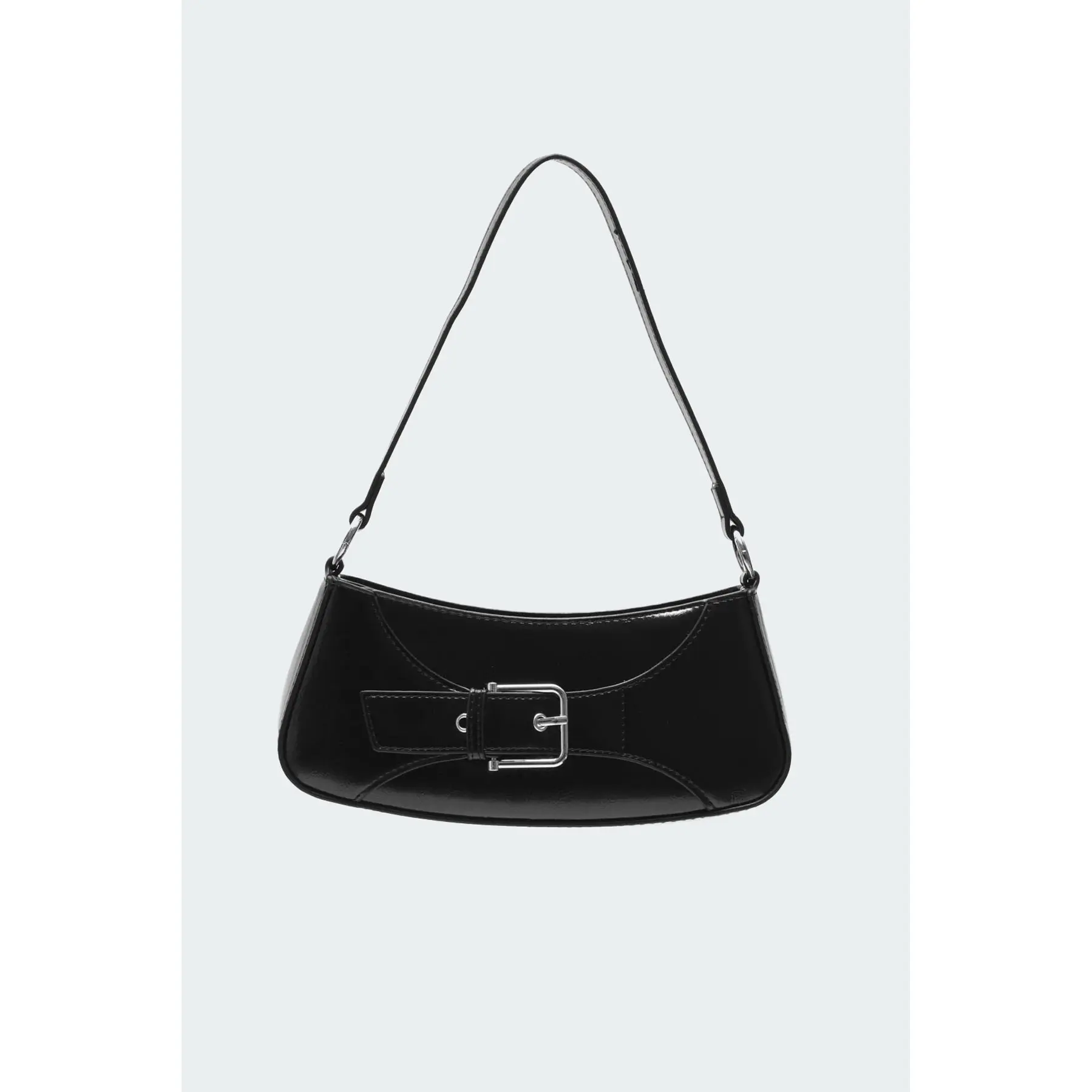 Buckle Up Faux Leather Bag