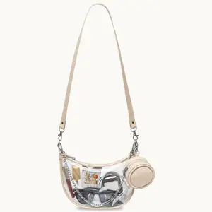 Mini Clear Shoulder Bag  Ideal for Music Festivals & Events Crossbody Chain Bag Casual Crossbody Bags Fashionable Shoulder Bag