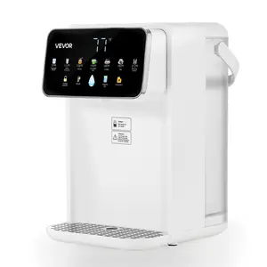 VEVOR Instant Hot Water Dispenser, Countertop Boiling Water Dispenser with Adjustable 7 Temperatures & 7 Water Volumes, 118oz Removable Water Tank, Quick Heating with Touchscreen & Child Lock for Home