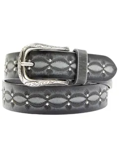 Shyanne Women's Women'S Embossed And Studded Leather Belt - 1881300