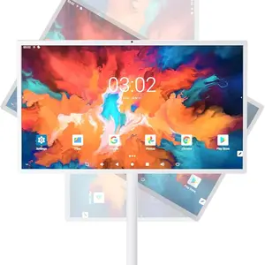 32-Inch Portable TV with Built-in Touchscreen 6GB RAM 128GB Storage 1080P Resolution Android OS Full Rotation Voice Remote 8H Video Playback