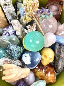 Crystal Spheres Towers Carvings